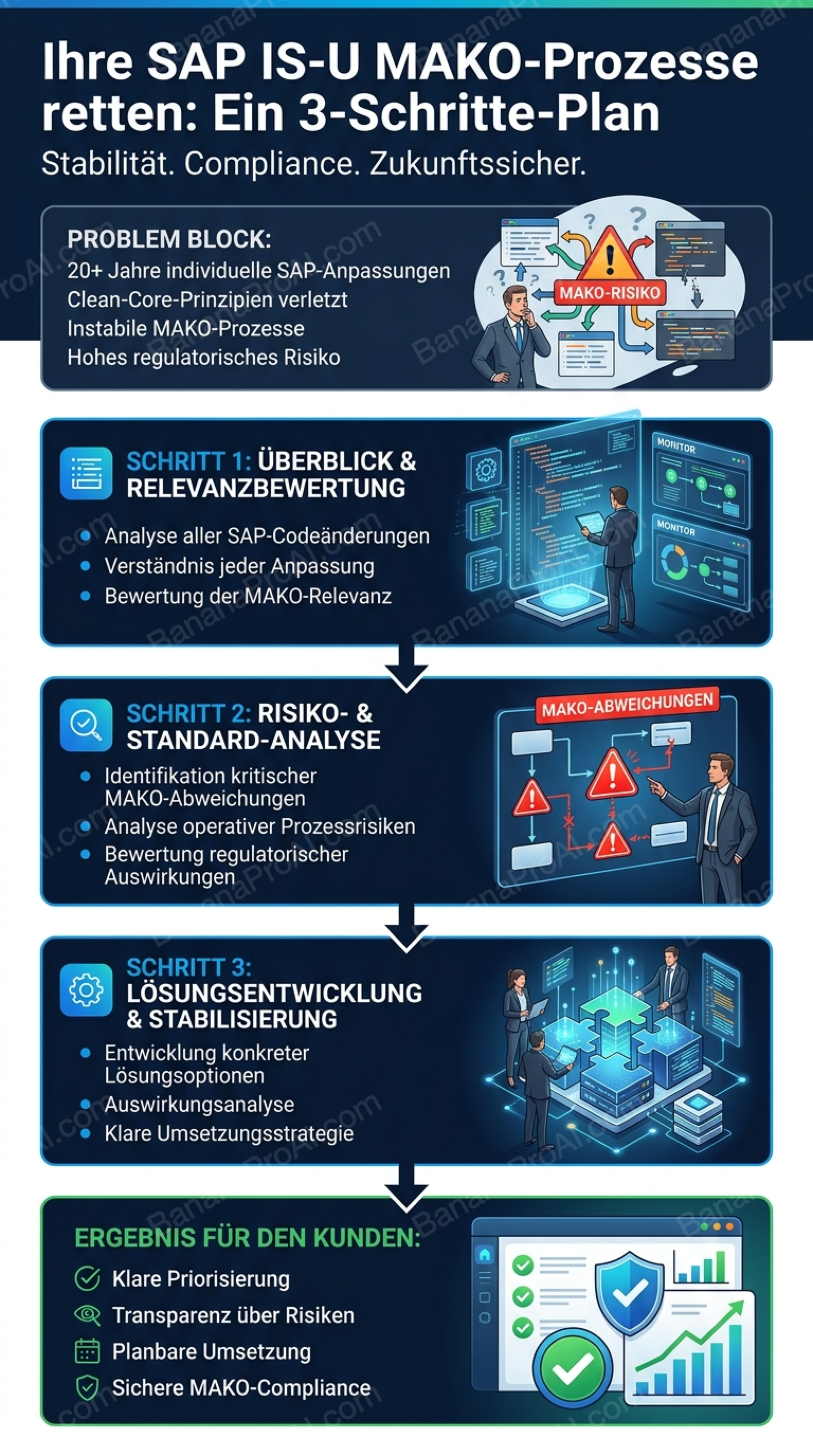 MAKO 3-Stufen-Ansatz: Übersicht, Risikoanalyse, Stabilisierung